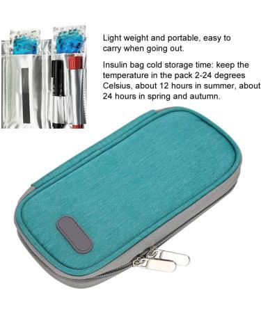Portable Insulin Cold Storage Bag - Waterproof & Refrigerated - Green - Buy Online on GoSupps.com