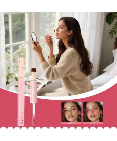 gifyym Fake Stamp 2 in 1 Waterproof Cosmetic Quick Dry for Women Girls Cosplayer Cheeks Face Party Photos Costumes Summer Travel Vacation 01 - Buy Online on GoSupps.com