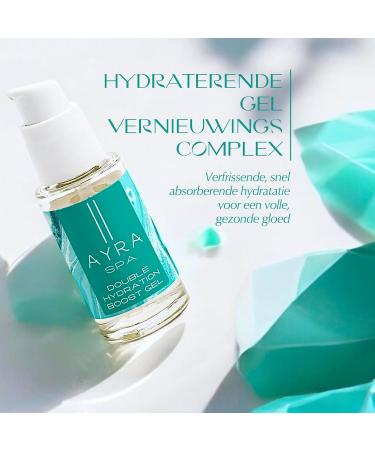 AYRA SPA Double Hydration Boost Gel With Aloe Vera & Multimolecular Hyaluronic Acid Intense Hydration and Radiant Skin VEGAN & 99 Natural COSMOS Certified - Buy Online on GoSupps.com