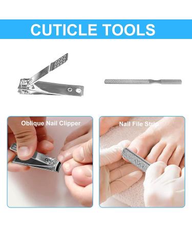 Ingrown Toenail Treatment Kit with 12 Braces, 50 Nail Patches, and Tools for Removal and Correction - Buy Online on GoSupps.com