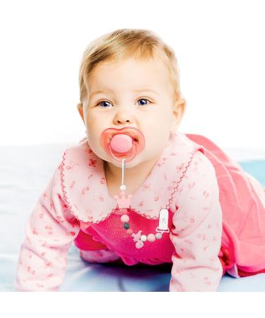 60-Count Plastic Pacifier Clips for DIY Baby Teething Toys - 12 Colors - Buy Online on GoSupps.com