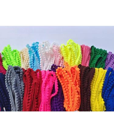 Ball Fringe Trim 10 Yards - Mini Pom Pom Trim for DIY Crafts - Royal Blue 5mm - Buy Online on GoSupps.com