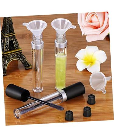 6pcs Eyelash Solution Bottle Mini Funnel Mini Mascara Bottle Lip Empty Bottles Bottling Solid Wood - Buy Online on GoSupps.com