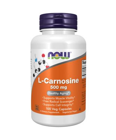 Now Foods L-Carnosine 500 mg 100 Vcaps