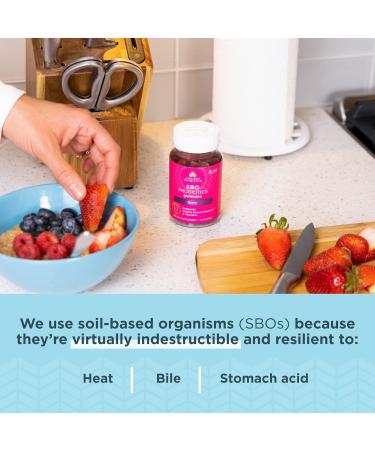 Ancient Nutrition Probiotics SBO Probiotics Berry Gummies 10 Billion CFUs*/Serving Healthy Digestive and Immune Response Support Gluten Free Reduces Occasional Bloating 60 Count - Buy Online on GoSupps.com