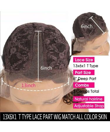 10 Inch CENHIEE Orange Deep Wave Lace Front Human Hair Wig - Short Bob Brazilian Preplucked 150% Remy with Baby Hair - Buy Online on GoSupps.com