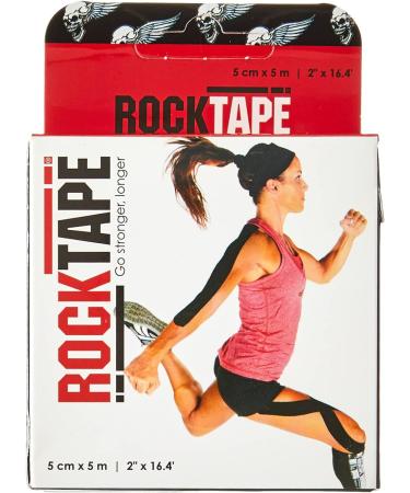 Unisex Kinesiology Recovery Tape - Skull Design - 5cm Wide Roll | UK - Buy Online on GoSupps.com