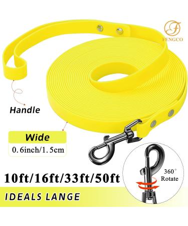Buy Waterproof Dog Leash - Chew Proof Tie-Out & Training Leash (3m Yellow) | Durable & Reliable for International Shipping - Buy Online on GoSupps.com