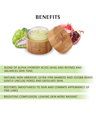 Shira-Organic Pure AHA Treatment Scrub | Natural Exfoliator for All Skin Types | 100 ML - Revitalize Your Skin - Buy Online on GoSupps.com