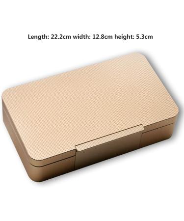 Cigar Box Humidors Barware Aluminum Cigar Box Portable Cigar Box Waterproof and Sealed Cigar Box 10 Cigar Imported Cigar Box High-Capacity Cigar Box High-end Cigar Box Cooking & Dining 22.2*12.8*5.3cm Khaki - Buy Online on GoSupps.com