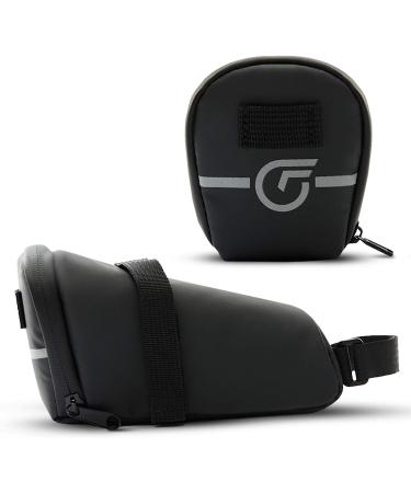 Cycle Factor Waterproof Bike Saddlebag for Mountain, Beach & Road Bikes - Reflective Lining, Mesh Interior, Velcro Straps - High Shear Resistance - Buy Online on GoSupps.com