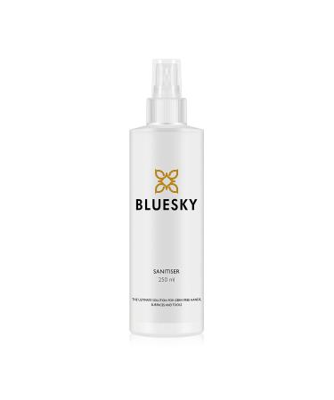 Bluesky 3 in 1 - Nail Dehydrator Hand Sanitiser Spray and Cleanser For Nails and Surfaces Antibacterial Cleanser 99.9 Percent Isopropyl Alcohol 250 ml