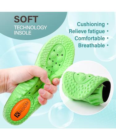 WLLHYF Shock Absorption Arch Support Insoles - Men Women, US 5-6/7-8 - Relieve Foot Pain, Comfortable & Cropable Sports Inserts - Buy Online on GoSupps.com