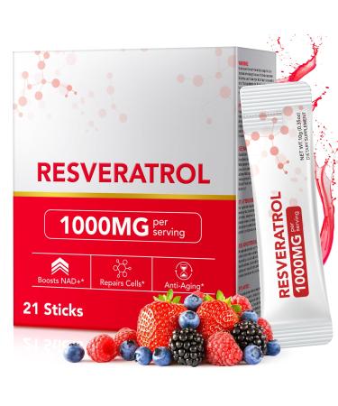 KITNOBLIS NAD+ Supplement for Women 1000mg - High Potency Cellular Energy Booster with PQQ Resveratrol - Health Anti-Aging Support (21pcs)