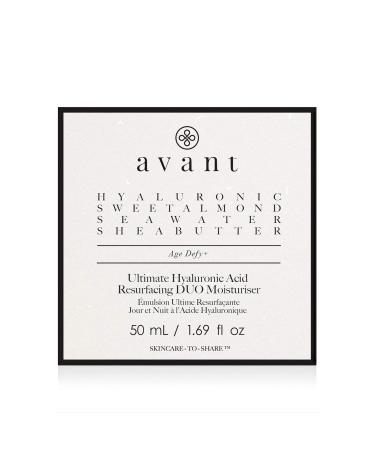 AVANT Ultimate Hyaluronic Acid Resurfacing DUO Moisturiser - Hydrate & Renew Skin | International Shipping Available - Buy Online on GoSupps.com