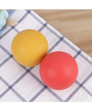 2-in-1 Yoga Ball & Massage Ball - Self-Massage & Relaxation | Medium Red | International Shipping - Buy Online on GoSupps.com