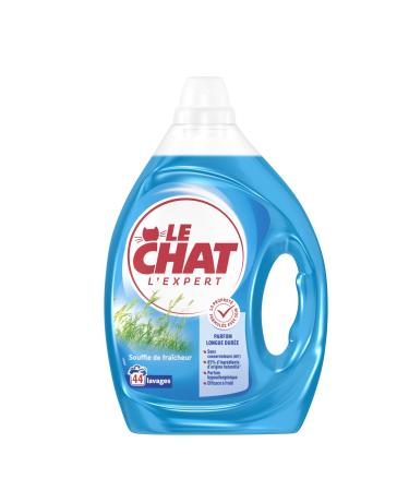 LE CHAT - L'Expert Liquid Laundry Detergent - Breath of Freshness - Long-lasting fragrance - No preservatives - 85% natural i