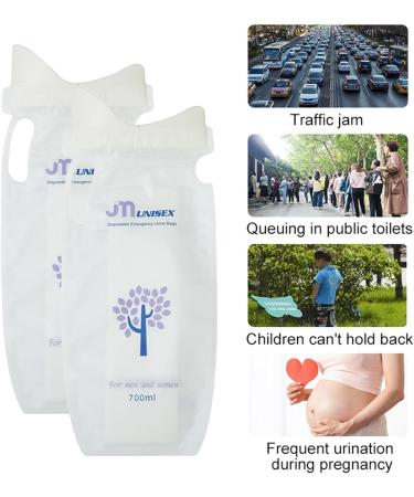 WOBBLO Travel Urinal Bags | Portable Urinal Bags Unisex Urinal Bag | Must Have Travel Bag for Men Women Kids Patients Pregnant  - Buy Online on GoSupps.com