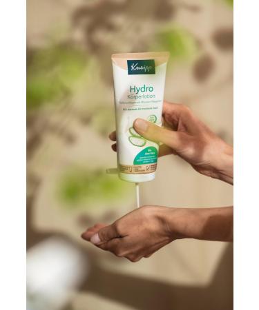 Kneipp Hydro Body Lotion - With Precious Organic Aloe Vera Extract & Panthenol Moisturizing - For Normal to Dry Skin - Quickly Penetrates - 200ml - Buy Online on GoSupps.com