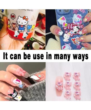 3D Hello Kitty Charms & Nail Art Stickers | Rhinestones & Crystals for Stunning Nail Designs - Buy Online on GoSupps.com