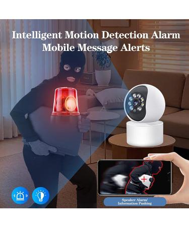 WiFi Plug-in Indoor Security Camera 360-degree Wireless 1080P with Night Vision & Motion Detection - Pet/Baby Monitor & Home Surveillance Camera - Includes 32GB SD Card - Buy Online on GoSupps.com