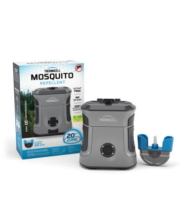 Thermacell Mosquito Repellent Rechargeable Adventure EX-Series EX90 9-Hour Battery, Includes 12-Hr Refill, Rubber Armor & Carabiner DEET-Free Bug Spray Alternative Scent Free Weather Resistant
