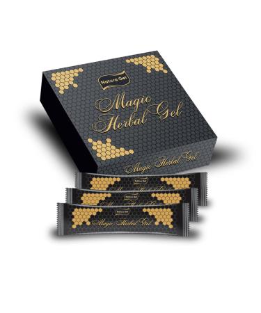 Generisch Natural Agent for Men Strong and High Dose with Ginseng and Gingko Biloba-Ginseng Herbal Gel 12 x 12 - Herbal Blend Honey Her