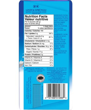 Lindt Swiss Classic Milk Chocolate Bar 100g (Pack of 1) Milk Chocolate 100 - Buy Online on GoSupps.com