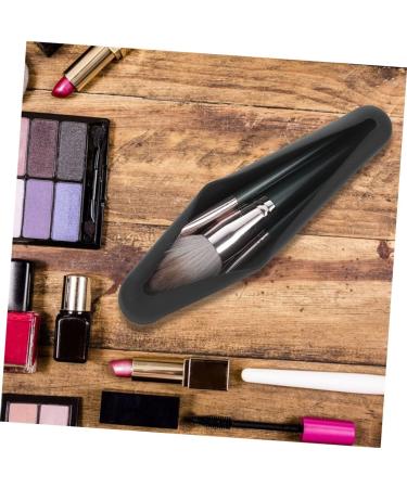 1set Powder Puff Storage Box Breathable Silica Gel Cosmetics Travel 20X4.8CM Black - Buy Online on GoSupps.com