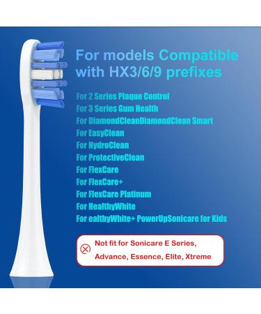 Sonicare Replacement Heads Compatible with Philips Sonicare - ForC2 ForC1 ForC3 Electric Toothbrush Brush Heads - Click-on/Snap-on KD-D1 - Buy Online on GoSupps.com