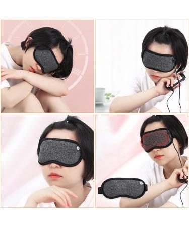 Mobestech Heated Eye Mask - 3 Sets Silk Eye Compress Pads & Blindfolds for Relaxation Travel - International Shipping Available - Buy Online on GoSupps.com