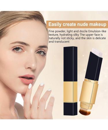Double Sided Concealer Brush Korean Double Sided Makeup Brush 2 in 1 Concealer Foundation White Stick Foundation Full Coverage Long Lasting Foundation - Buy Online on GoSupps.com