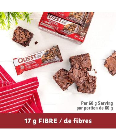  Quest Quest Nutrition Chocolate Brownie Bar 12 per Box 1 Unit - Buy Online on GoSupps.com