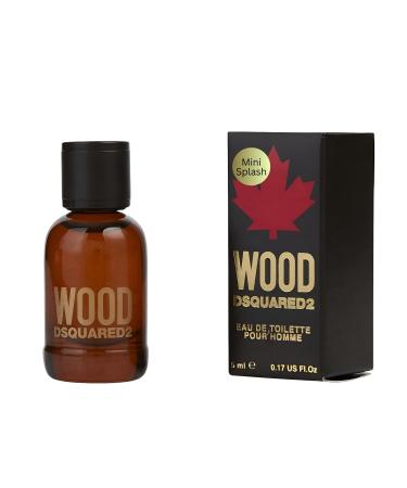 DSQUARED2 WOOD Pour Homme Perfume for Men Mini EDT 0.17 Ounce