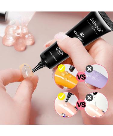  sularpek 3D Gel Sculpture 15g Multifunction Nail Art Sculpture Nail Sculpture DIY Home Relief - Buy Online on GoSupps.com