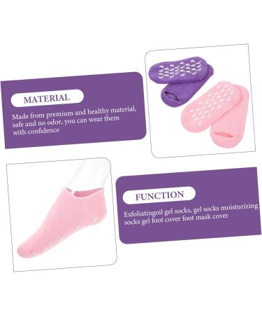Healeved 2 Pairs Gel Socks Soft Cotton Yarn Care Products Miss 22x10x1cm - Buy Online on GoSupps.com
