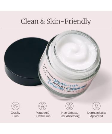 Intermission Rest-Up Serum Cream 2.36 fl oz Serum + Cream Hybrid Moisturizer CHEMOCICA 700 000 ppm Hyaluronic Acid + Ceramide + Panthenol Lightweight Hydration for Sensitive & Combination Skin - Buy Online on GoSupps.com