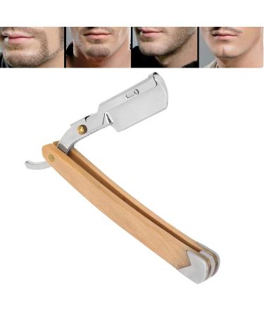 Men's Straight Razor - Portable Stainless Steel Manual Shaver & Blade-Free Trimmer - Buy Online on GoSupps.com