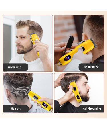 CkeyiN Hair Clippers for Men with Cordless Close Cutting T-Blade Trimmer Kit 6500RPM Professional Hair Cutting Kit Beard Trimmer Barbers Men Kids Clipper Set Rechargeable LED Display Grooming Kit Gold - Buy Online on GoSupps.com