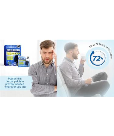 JUDEWY Motion Sickness Patches - 40 Pack | Waterproof Anti Nausea Seasickness Relief for Cruise/Airplane/Train/Bus | Easy-to-Use Behind The Ears Patches - Buy Online on GoSupps.com