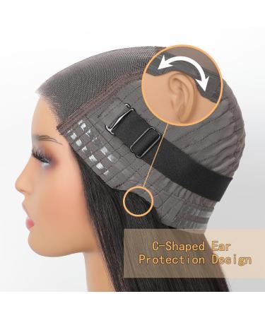 Shop Gluess Wig: Human Hair Pre Cut Lace Body Wave 14inch - Natural Hairline Beginner Friendly 180% Density | International Shipping Available - Buy Online on GoSupps.com