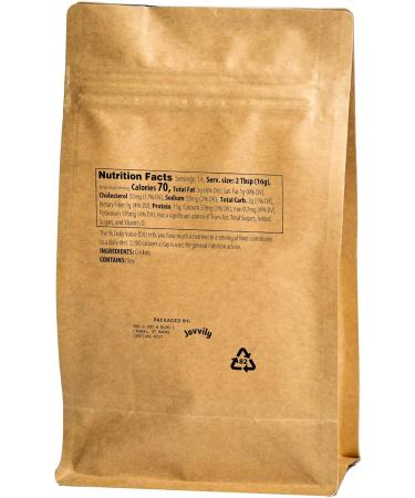 Cricket Protein Powder - 8 oz | No Added Flavor | Mild Taste | Sustainable Protein Source - Buy Online on GoSupps.com