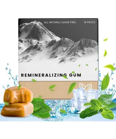 Larineco Remineralizing Gum 1box/18 Pieces Remineralizing Chewing Gum Sugar-Free Long Lasting Chewing Gum (2box) - Buy Online on GoSupps.com