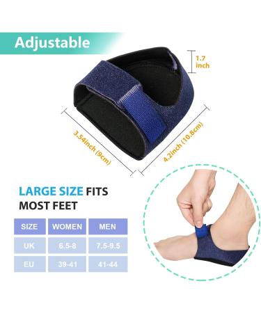 Shop Hedge Cushion - 4PCs Gel Heel Protection Pads for Heel Pain & Plantar Fasciitis Relief | Silicone Heel Socks for Cracked Heels - Buy Online on GoSupps.com
