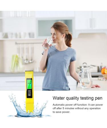 Water TDS Tester - Drinking Water Tester - Professional Drinking Water Testing Pen Multifunctional Digital Water Tester Yellow - Buy Online on GoSupps.com