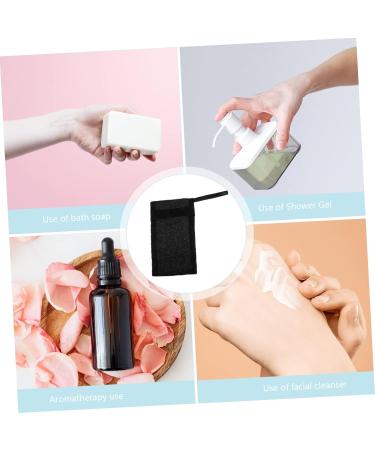 FOYTOKI 10pcs Soap Foaming Soap Scrubber Pouch Soap Saver Nylon Fiber Black - Buy Online on GoSupps.com