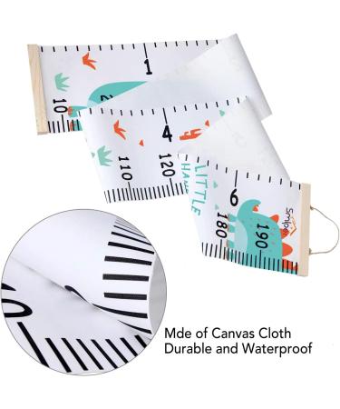 Kids Height Growth Chart Wall Hanging - Dinosaur Theme - 79 x 7.9 inches - Measure Baby Girls Boys Toddlers Bedroom Decor - Buy Online on GoSupps.com