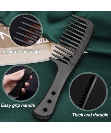 Premium Sularpek Wide-Tooth Carbon Comb for Curls - Antistatic Heat-Resistant Barber Tool - Buy Online on GoSupps.com