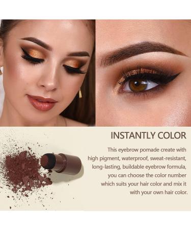 Eyebrow Stamp Kit Eyebrow Stamp Eyebrow Shaping Makeup Kit for Women Girls Durable and Waterproof Eyebrow Stamp Stencils Kit (Dark Brown) - Buy Online on GoSupps.com