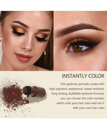 Buy Waterproof Eyebrow Stamp Kit - 10 Stencils for Perfect Light Brown Eyebrows | Long-Lasting & Easy to Use - Buy Online on GoSupps.com